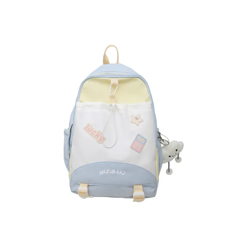 H YXIANG Nylon Backpack Women's Multicolor-4