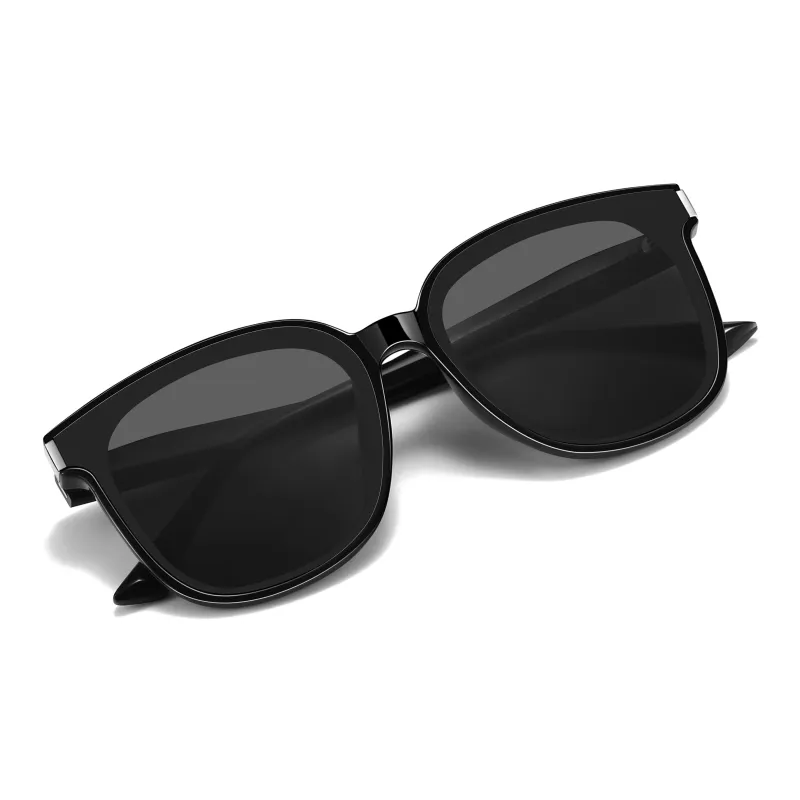 HLA TR/Memory Plastic Square Sunglasses Unisex-4