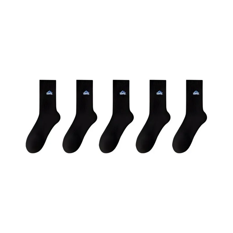 Temooues Mid Calf Socks Unisex 5 Pack-14