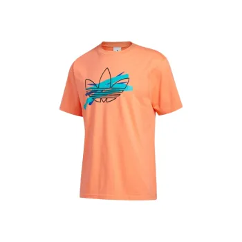 Adidas Originals T Shirts Men Orange