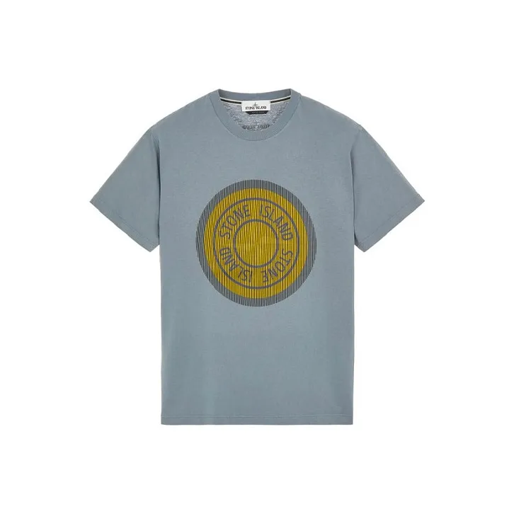 STONE ISLAND T Shirts Unisex Blue-0