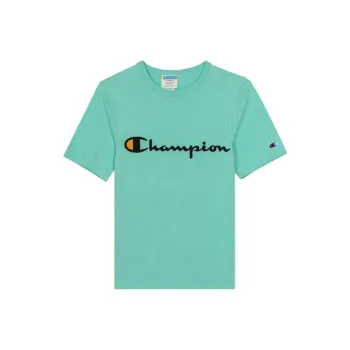 Champion Straight T Shirt US Version Unisex Mint Green