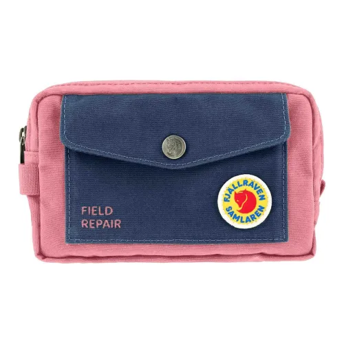 Fjallraven Recycled Polyester Storage Bag Unisex Pink & Blue