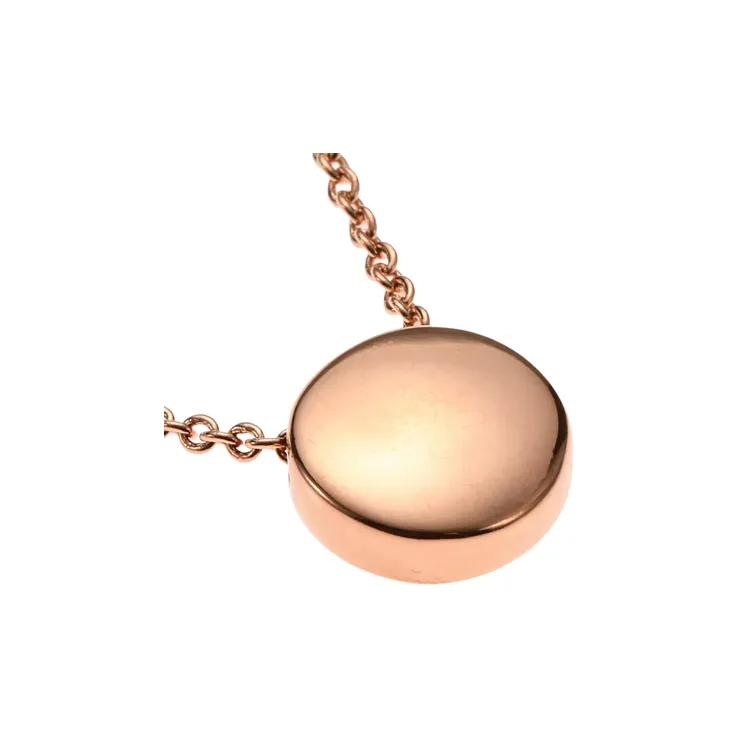 COACH Rhodium Plated Necklaces Women's Gold-3