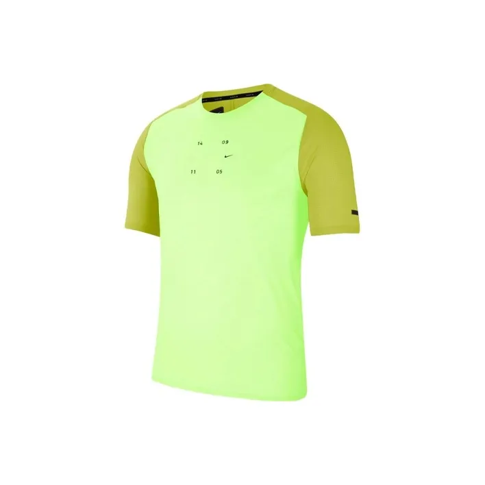 Nike T Shirts Men Yellow-0