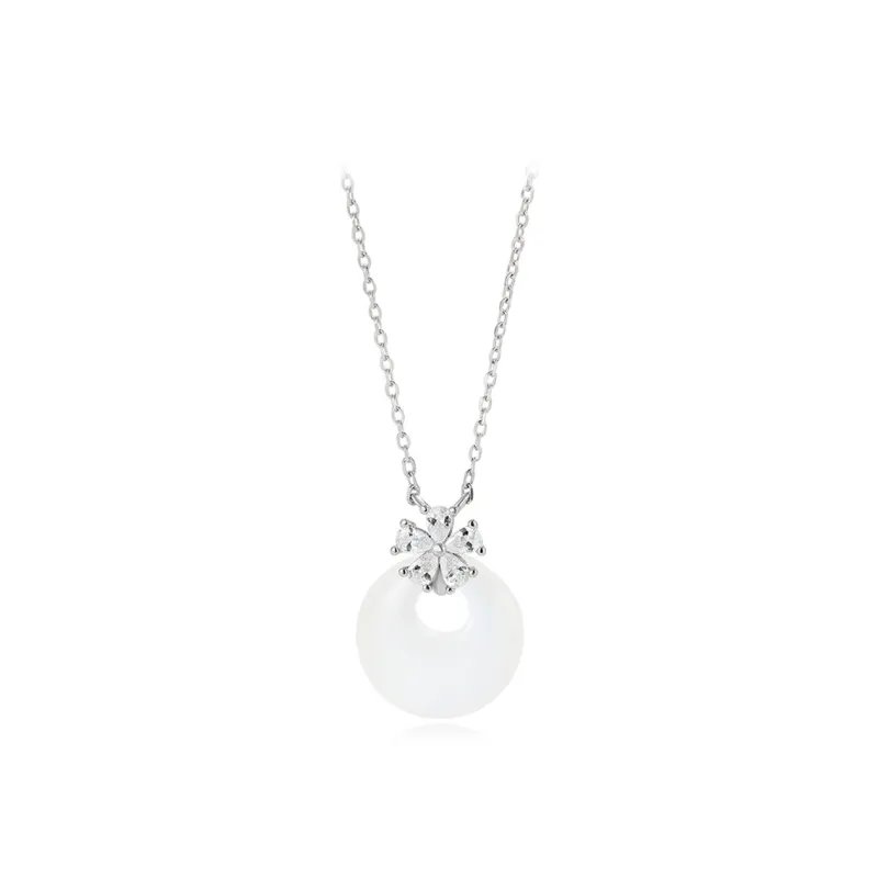 SWEET PLANET Chalcedony Jade Necklaces Women's-0