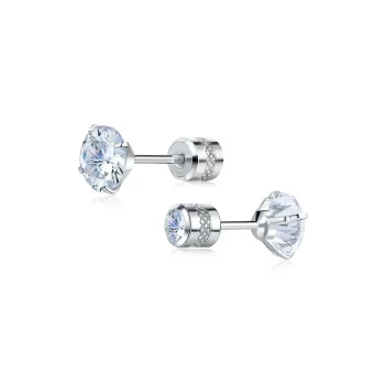 TRUE ME Titanium Steel Stud Earrings Women's