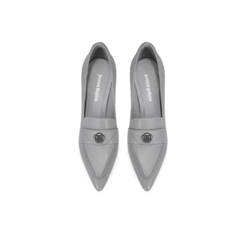 JESSICA SOPHIA Flared Heel High Heels 6cm Women's-6