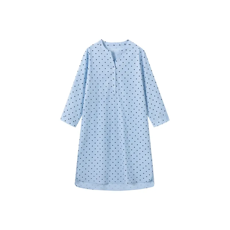 Shuya Nightgown Women's Light Blue-0