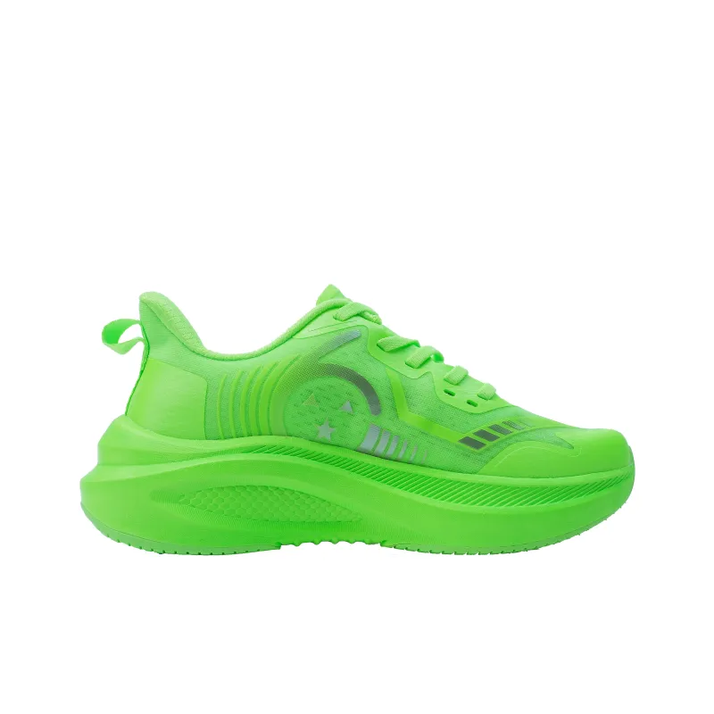 HUITENG Running Shoes Unisex Low Top Aurora Blue/Flame Red/Glacier White/Starry Black/Starry Pink-30