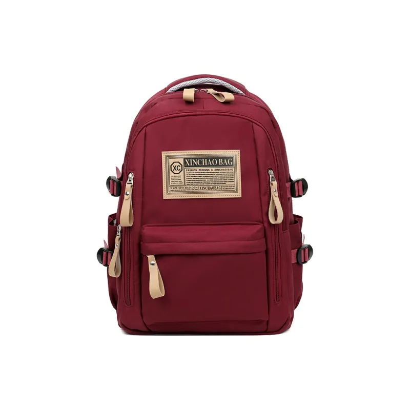 SUN EARTH &U Nylon Fabric Backpack Regular Unisex Multicolor-3