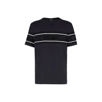 BALMAIN T-Shirts Men Navy Blue