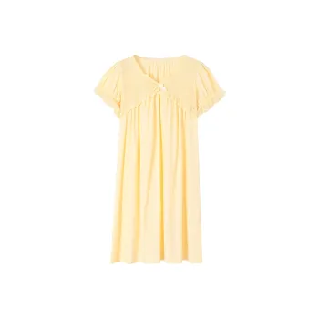 MADALLO Nightgown Women's Light Yellow