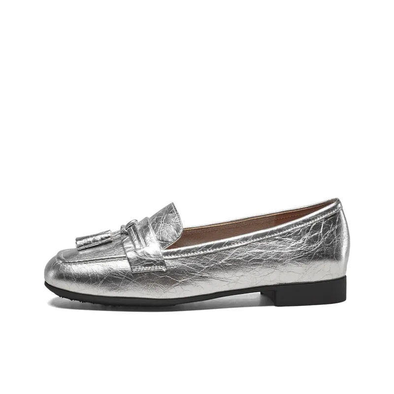 YEARCON Loafers Women's Silver-4