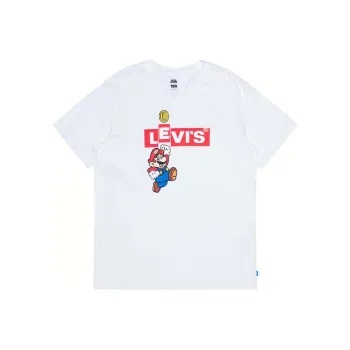 Levis T Shirts Men White