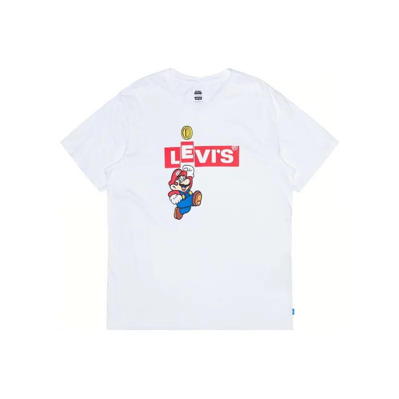 Levis T Shirts Men White-0