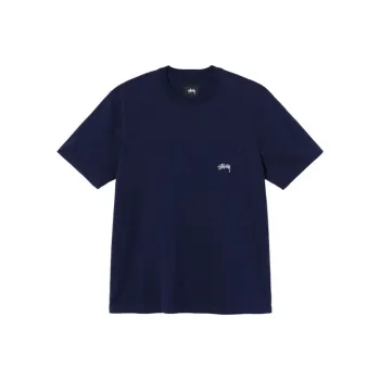 Stussy Stock Logo Pocket Crew Tee