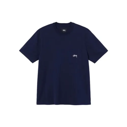 Stussy Stock Logo Pocket Crew Tee