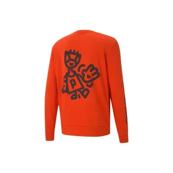 PUMA x Mr Doodle Sweatshirt Men's Fresh Orange