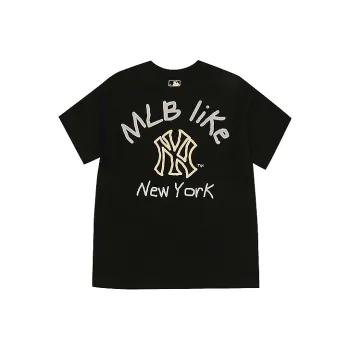 MLB Set in Sleeve T Shirt Unisex Black