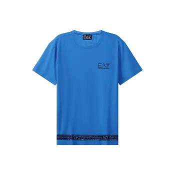 EMPORIO ARMANI T Shirts Men Sky Blue
