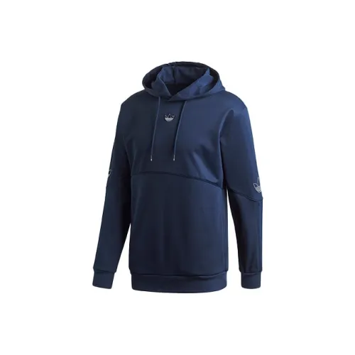 Adidas Originals Outline Hdy Fts Sweatshirts Men Dark Indigo