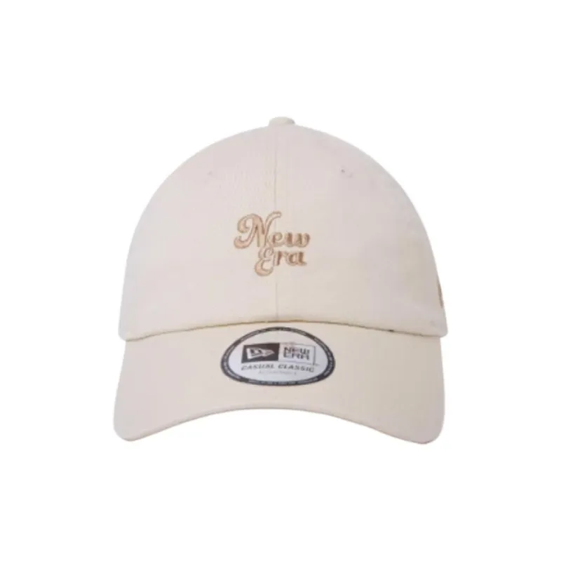 New Era Cotton Baseball Caps Unisex Light Yellow-2