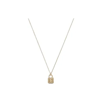 COACH 14K Gold, Diamond Necklaces Women's Gold