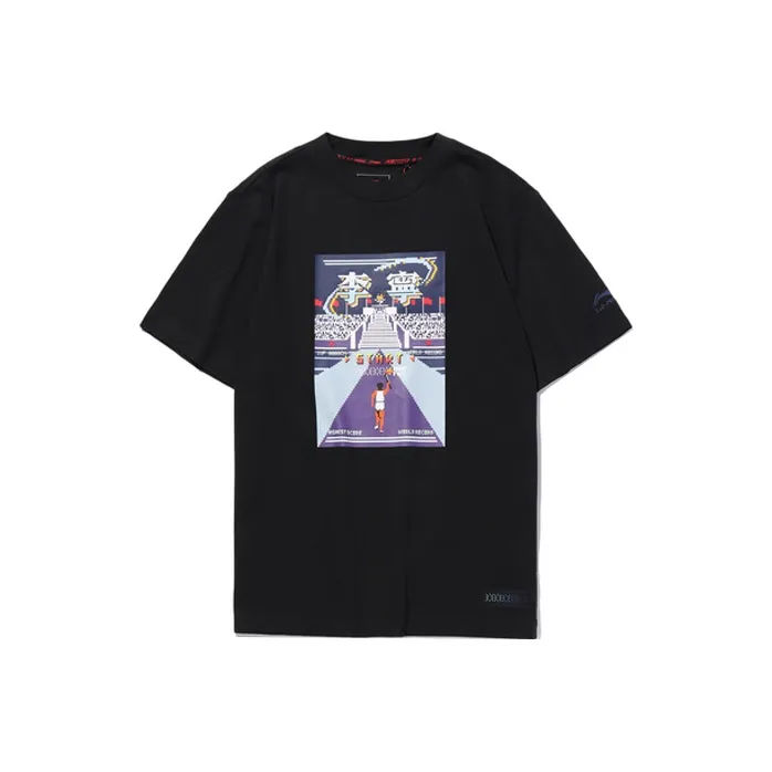 LiNing T Shirts Men Black-0