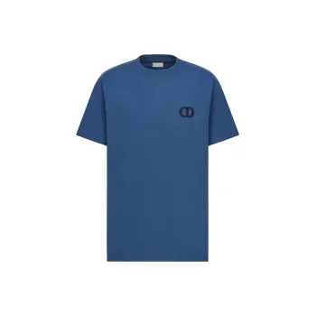DIOR Quarterly New Products T-Shirts Men Blue
