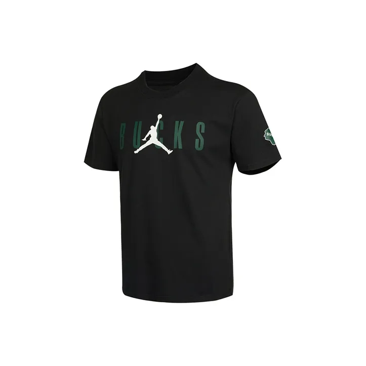 Jordan Nba Milwaukee Bucks Courtside T shirt-0