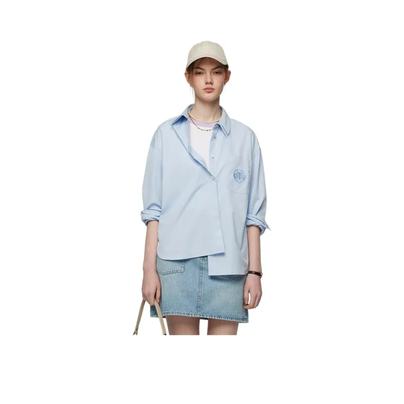 Teenie Weenie Shirt Women's Blue-2