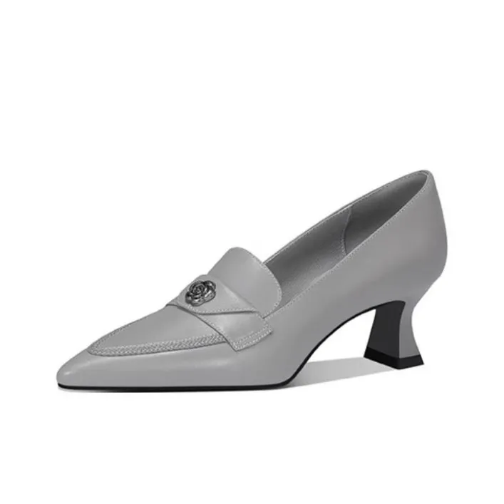 JESSICA SOPHIA Flared Heel High Heels 6cm Women's-2