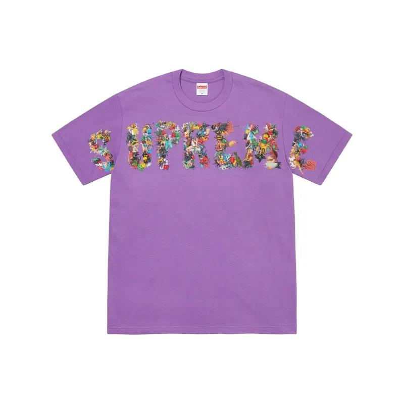 Supreme Toy Pile Tee Ash Grey-4