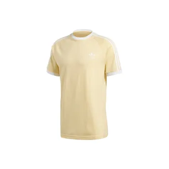 Adidas Originals Shamrock Retro Stripes T Shirt Men's Yellow