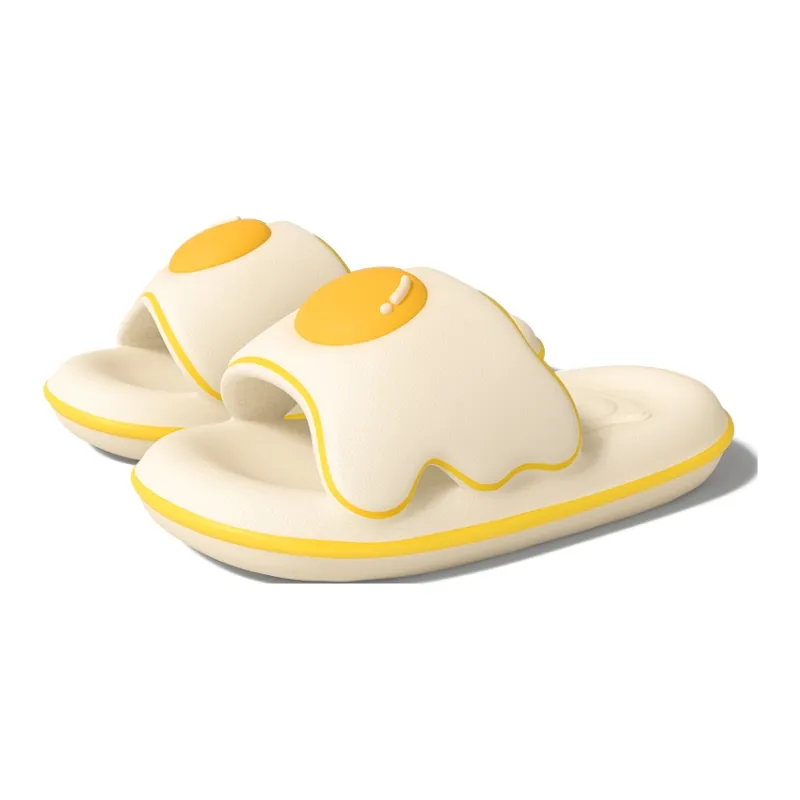 LATE TIME Squashy And Bouncy Feeling Slippers Outerwear Platform EVA Indoor Home Bathing Couple Cool Slippers Unisex-6