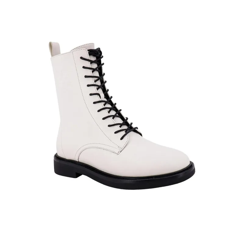 TORY BURCH Double T-embossed Leather Boots-3