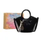 Black+Charm+Shopping Bag