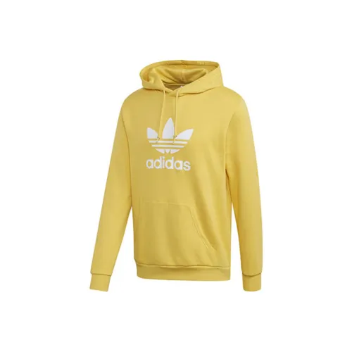 Adidas Originals Trefoil Sweatshirts Men Yellow