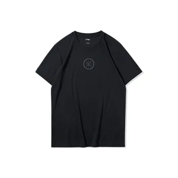 LiNing T Shirt Men's New Standard Black