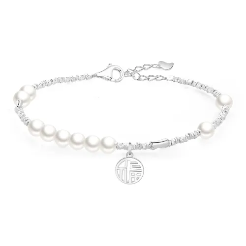 Love Link 925 Sterling Silver Bracelets Women's