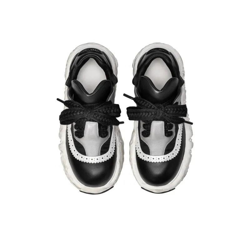 TIMESPEAK Memory Fun Collection, Original Avant Garde Height Increasing Breathable Low Top Casual Shoes Women's Black-3