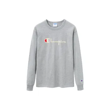 Champion Crew Neck Regular Sweatshirt US Version Unisex Light Gray