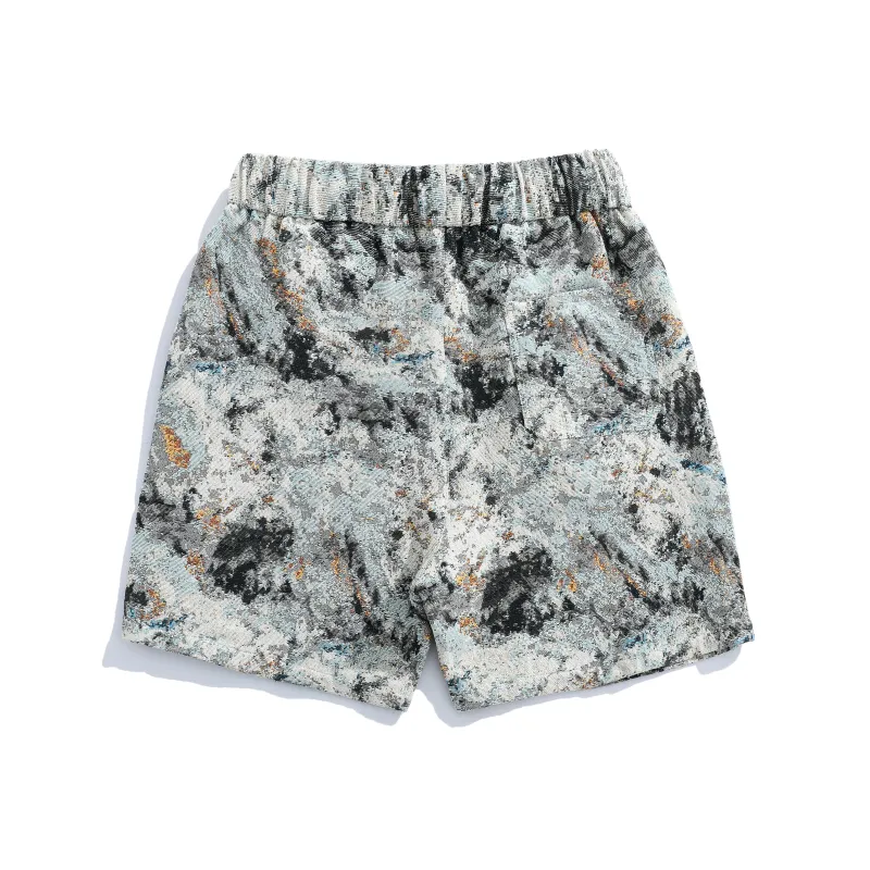 T IRA Casual Shorts Unisex Morandi Gray-1