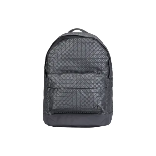 ISSEY MIYAKE Polyurethane Laptop Bag Backpack Regular Unisex Metallic Gray