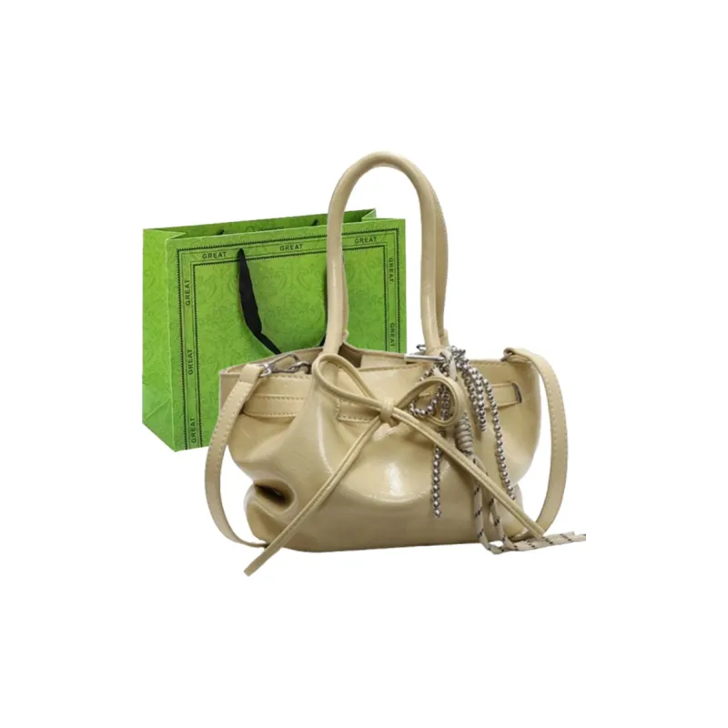 RUIPAI PU Handbag Women's Black/Ecru/Yellow/Pink-14