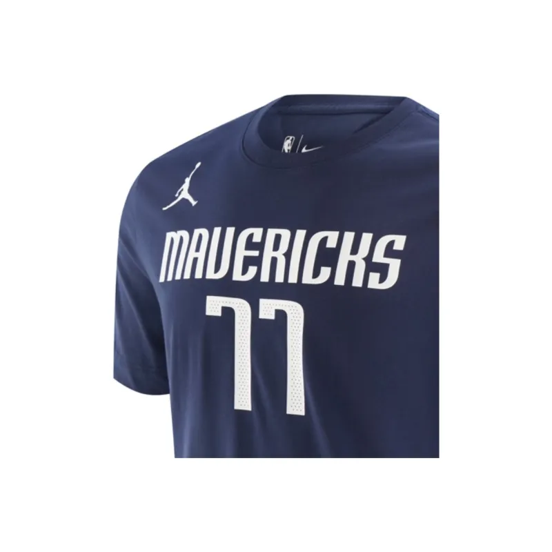 Jordan NBA Basketball Sports T Shirt Men's Navy Blue-2