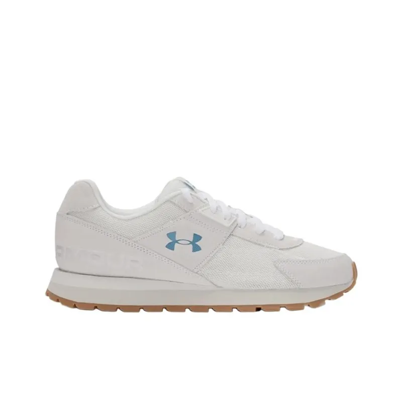 Under Armour Essential Anti Slip Wear Resistant Low Top Running Shoes Men's White-1