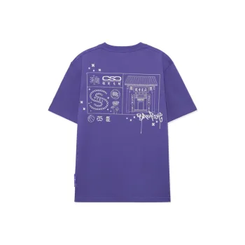 LiNing Badfive T Shirt Men's Purple
