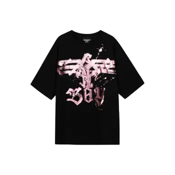 Boy London FW21 Straight Long Sleeved T Shirt Unisex Black